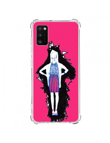 Coque Samsung Galaxy A41 Lola Femme Fashion Mode Rose - Cécile