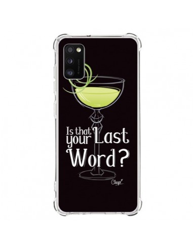 Coque Samsung Galaxy A41 Is that your Last Word Cocktail Barman - Chapo