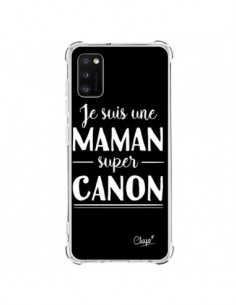 Coque Samsung Galaxy A41 Je suis une Maman super Canon -...