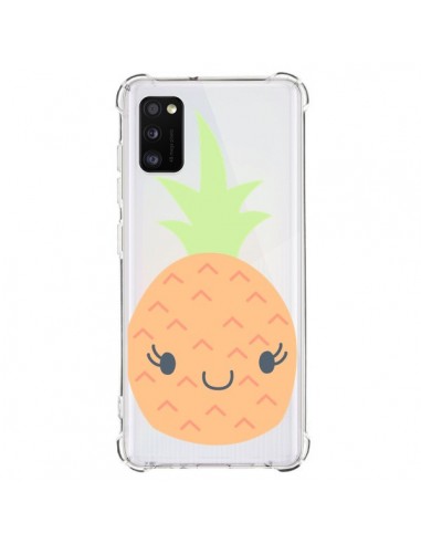 Coque Samsung Galaxy A41 Ananas Pineapple Fruit Transparente - Claudia Ramos