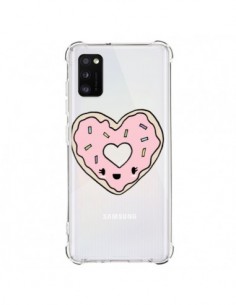 Coque Samsung Galaxy A41 Donuts Heart Coeur Rose...
