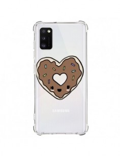 Coque Samsung Galaxy A41 Donuts Heart Coeur Chocolat...