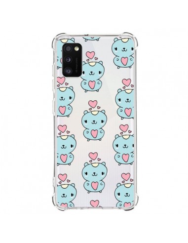 Coque Samsung Galaxy A41 Hamster Love Amour Transparente - Claudia Ramos