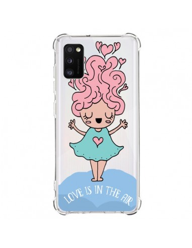 Coque Samsung Galaxy A41 Love Is In The Air Fillette Transparente - Claudia Ramos