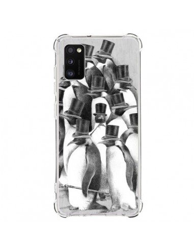 Coque Samsung Galaxy A41 Pingouins Gentlemen - Eric Fan