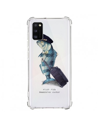 Coque Samsung Galaxy A41 Pilot Fish Poisson Pilote Transparente - Eric Fan
