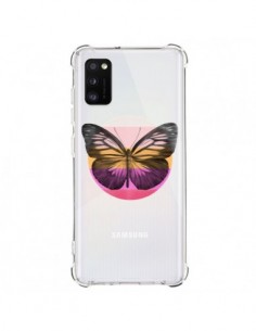 Coque Samsung Galaxy A41 Papillon Butterfly Transparente...