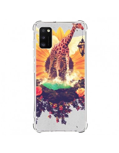 Coque Samsung Galaxy A41 Girafflower Girafe - Eleaxart