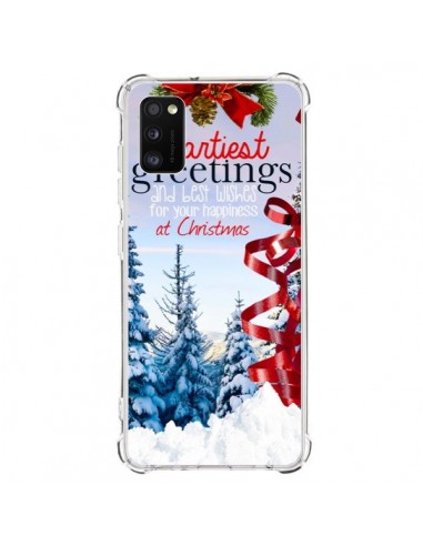 Coque Samsung Galaxy A41 Voeux Joyeux Noël - Eleaxart