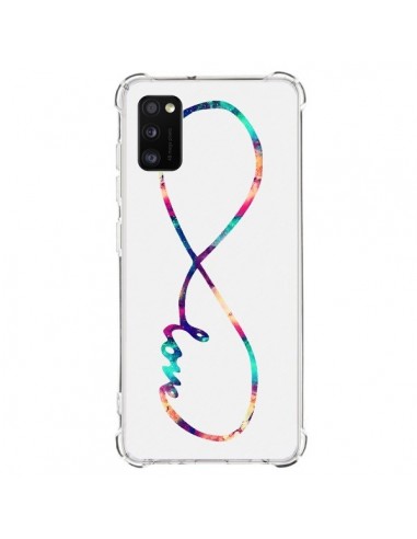 Coque Samsung Galaxy A41 Love Forever Infini Couleur - Eleaxart