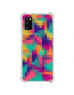 Coque Samsung Galaxy A41 Exotic Mosaic Pixels Azteque -...