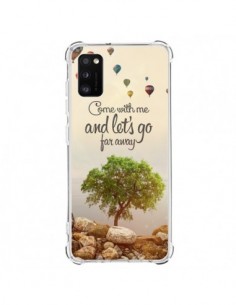 Coque Samsung Galaxy A41 Let's Go Far Away Ballons -...
