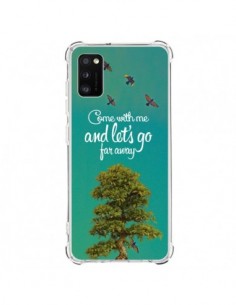 Coque Samsung Galaxy A41 Let's Go Far Away Tree Arbre -...