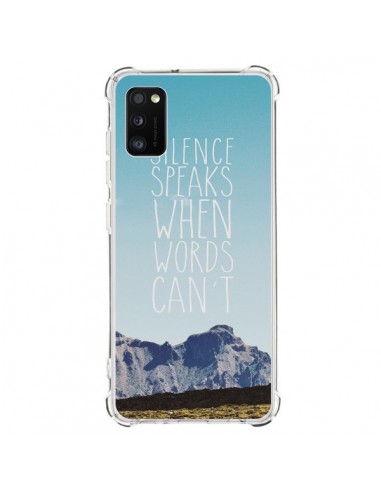 Coque Samsung Galaxy A41 Silence speaks when words can't paysage - Eleaxart