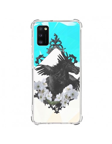 Coque Samsung Galaxy A41 Licorne Unicorn - Eleaxart