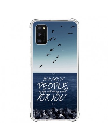 Coque Samsung Galaxy A41 Sea Mer Plage - Eleaxart