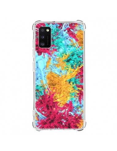 Coque Samsung Galaxy A41 Splashes Peintures - Eleaxart