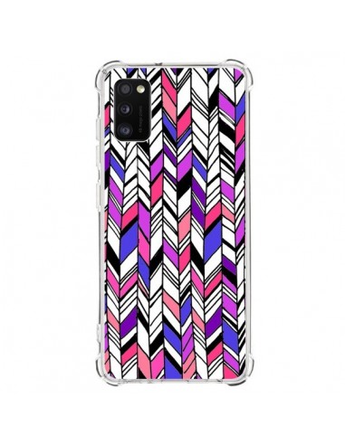 Coque Samsung Galaxy A41 Graphic Azteque Rose Violet -  Léa Clément