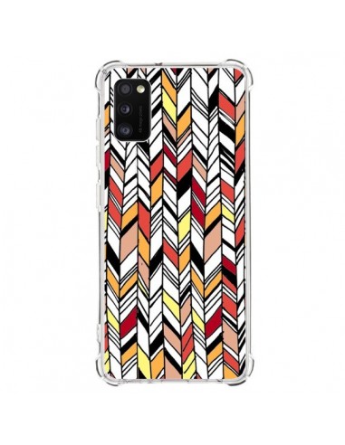 Coque Samsung Galaxy A41 Graphic Azteque Rouge Orange -  Léa Clément