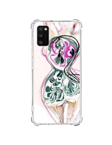 Coque Samsung Galaxy A41 Femme en fleurs - Elisaveta Stoilova