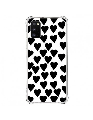 Coque Samsung Galaxy A41 Coeur Noir - Project M