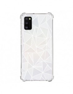 Coque Samsung Galaxy A41 Lignes Grilles Triangles Grid...