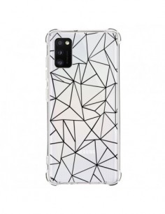 Coque Samsung Galaxy A41 Lignes Triangles Grid Abstract...