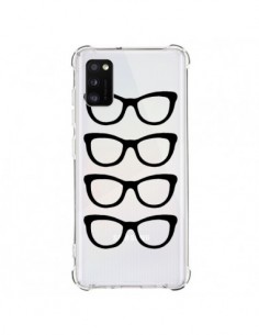 Coque Samsung Galaxy A41 Sunglasses Lunettes Soleil Noir...