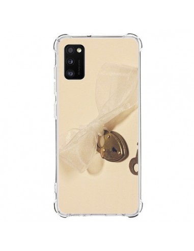 Coque Samsung Galaxy A41 Key to my heart Clef Amour - Irene Sneddon