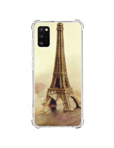 Coque Samsung Galaxy A41 Tour Eiffel Vintage - Irene Sneddon