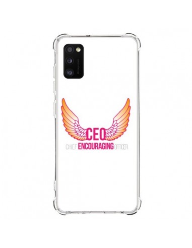 Coque Samsung Galaxy A41 CEO Chief Encouraging Officer Rose - Shop Gasoline