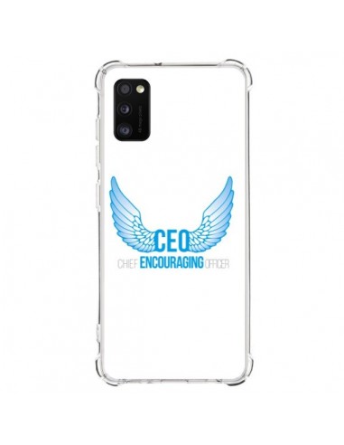 Coque Samsung Galaxy A41 CEO Chief Encouraging Officer Bleu - Shop Gasoline