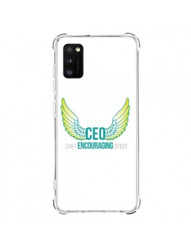 Coque Samsung Galaxy A41 CEO Chief Encouraging Officer Vert - Shop Gasoline