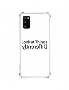 Coque Samsung Galaxy A41 Look at Different Things Black -...