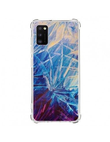 Coque Samsung Galaxy A41 Fleurs Violettes françaises - Ebi Emporium