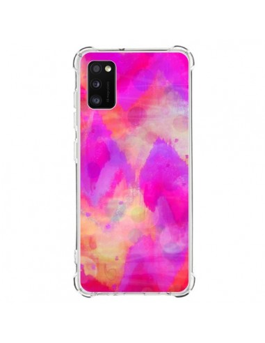 Coque Samsung Galaxy A41 Coeur Tribal Rose - Ebi Emporium