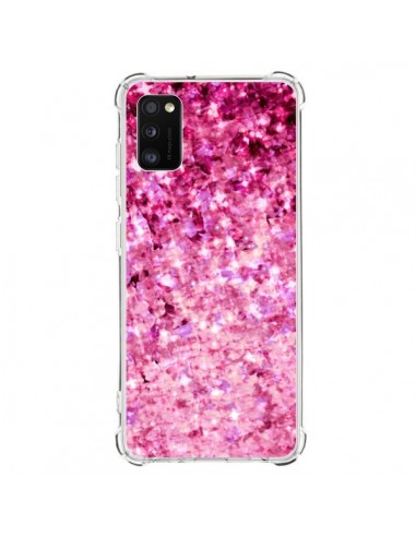 Coque Samsung Galaxy A41 Romance Me Paillettes Roses - Ebi Emporium