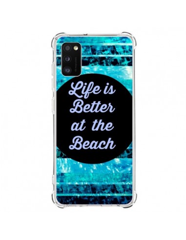 Coque Samsung Galaxy A41 Life is Better at The Beach - Ebi Emporium