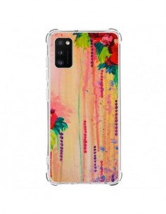 Coque Samsung Galaxy A41 Strawberry Confetti Flowers -...