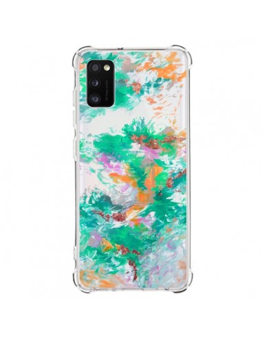 Coque Samsung Galaxy A41 Mermaid Sirene Fleur Flower Transparente - Ebi Emporium