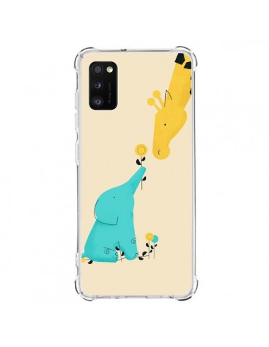 Coque Samsung Galaxy A41 Elephant Bebe Girafe - Jay Fleck