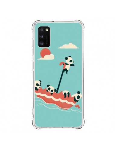 Coque Samsung Galaxy A41 Parapluie Flottant Panda - Jay Fleck