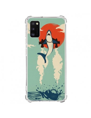 Coque Samsung Galaxy A41 Requin Avion Volant - Jay Fleck