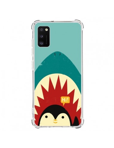 Coque Samsung Galaxy A41 Pingouin Requin - Jay Fleck