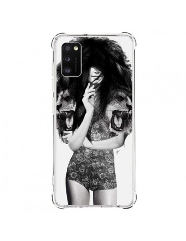 Coque Samsung Galaxy A41 Femme Lion - Jenny Liz Rome