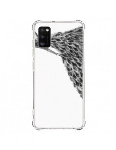 Coque Samsung Galaxy A41 Peacock Paon Robe Femme - Jenny...