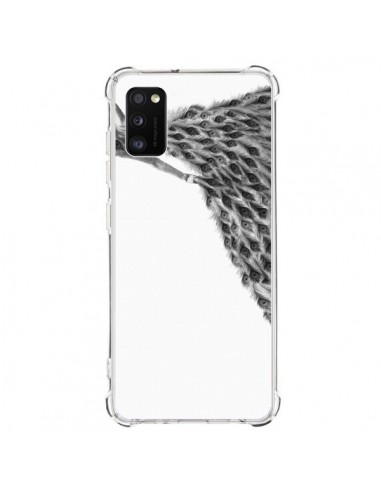 Coque Samsung Galaxy A41 Peacock Paon Robe Femme - Jenny Liz Rome