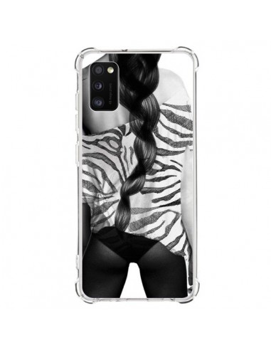 Coque Samsung Galaxy A41 Femme Zebre - Jenny Liz Rome