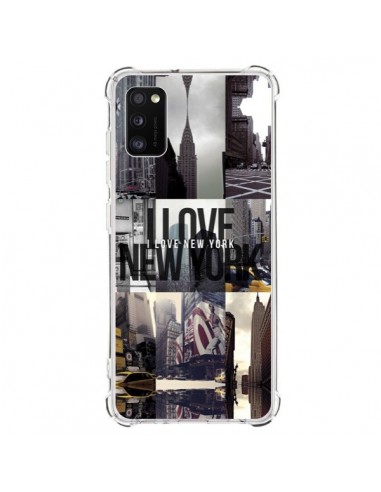 Coque Samsung Galaxy A41 I love New Yorck City noir - Javier Martinez