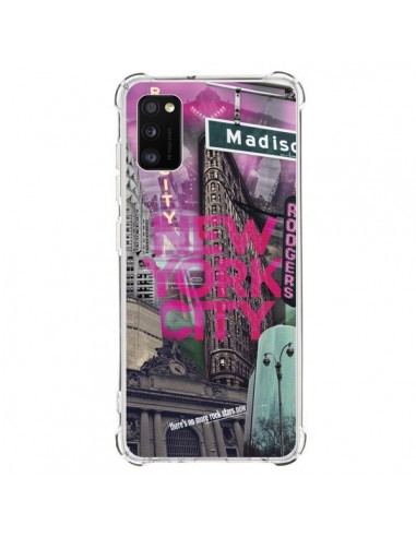 Coque Samsung Galaxy A41 New York City Rose - Javier Martinez